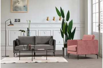 Mezonzo 2-Pers. Sofa - Grå - Møbler - Sofaer - 2 personers sofa
