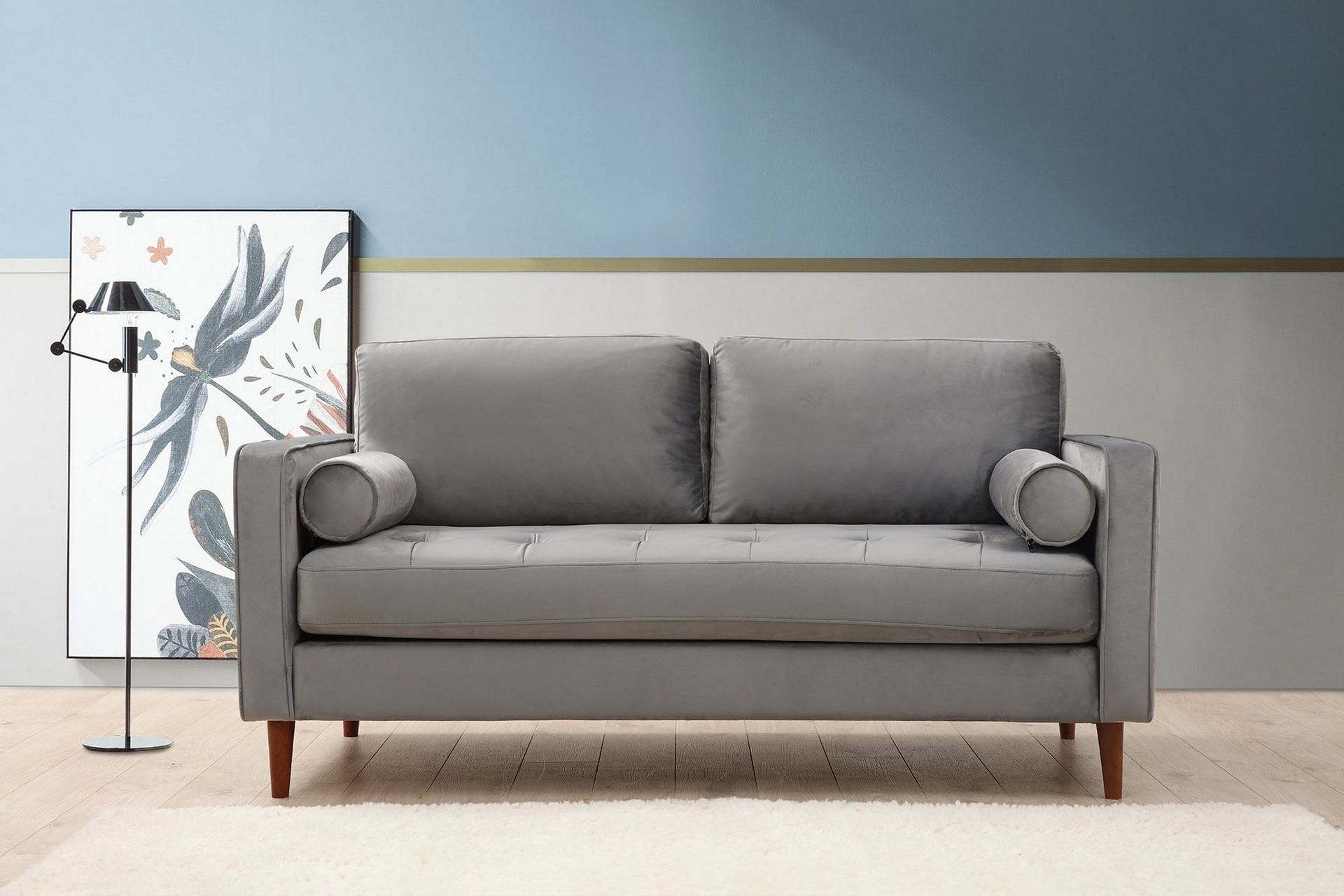 Mirrilnesh Sofa 2-Pers. - Lysegrå - Møbler - Sofaer - 2 personers sofa