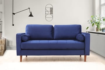 Mirrilnesh Sofa 2-Pers. - Marinblå - Møbler - Sofaer - 2 personers sofa