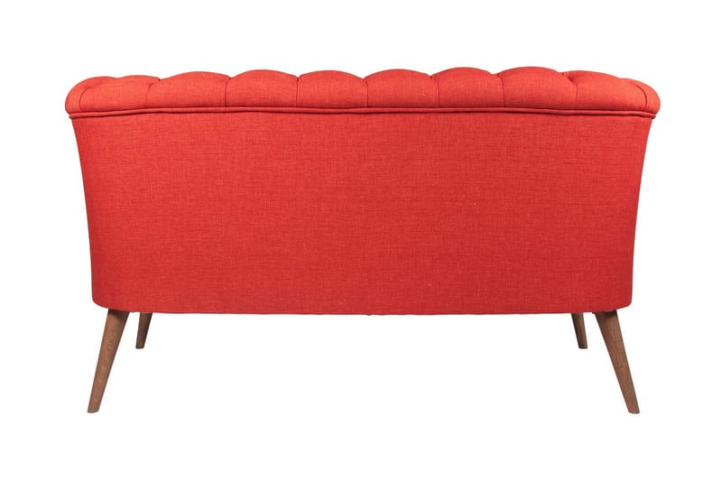 Monroew 2-personers Sofa - Rød/Natur - Møbler - Sofaer - 2 personers sofa