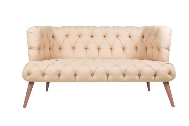 Monroew 2-personers Sofa - Cremehvid/Natur - Møbler - Sofaer - 2 personers sofa