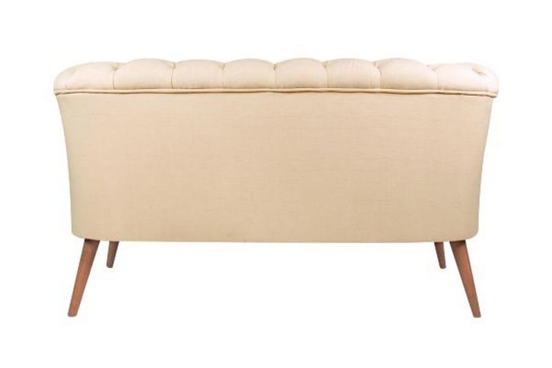 Monroew 2-personers Sofa - Cremehvid/Natur - Møbler - Sofaer - 2 personers sofa