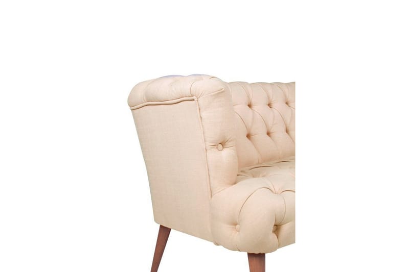 Monroew 2-personers Sofa - Cremehvid/Natur - Møbler - Sofaer - 2 personers sofa