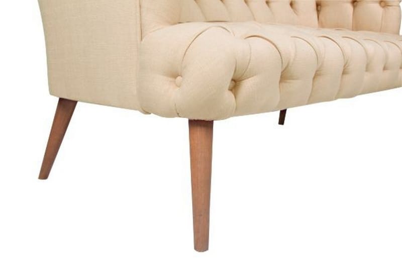 Monroew 2-personers Sofa - Cremehvid/Natur - Møbler - Sofaer - 2 personers sofa