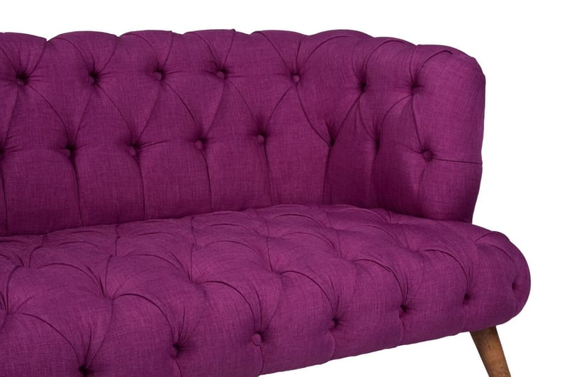 Monroew 2-personers Sofa - Lilla/Natur - Møbler - Sofaer - 2 personers sofa