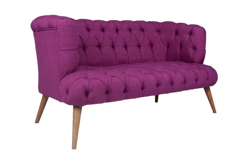 Monroew 2-personers Sofa - Lilla/Natur - Møbler - Sofaer - 2 personers sofa