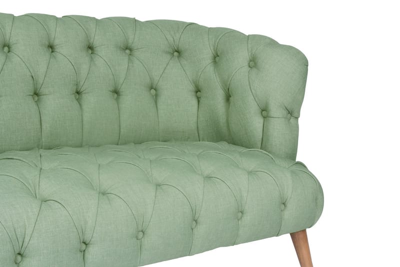 Monroew 2-personers Sofa - Petrolgrøn/Natur - Møbler - Sofaer - 2 personers sofa