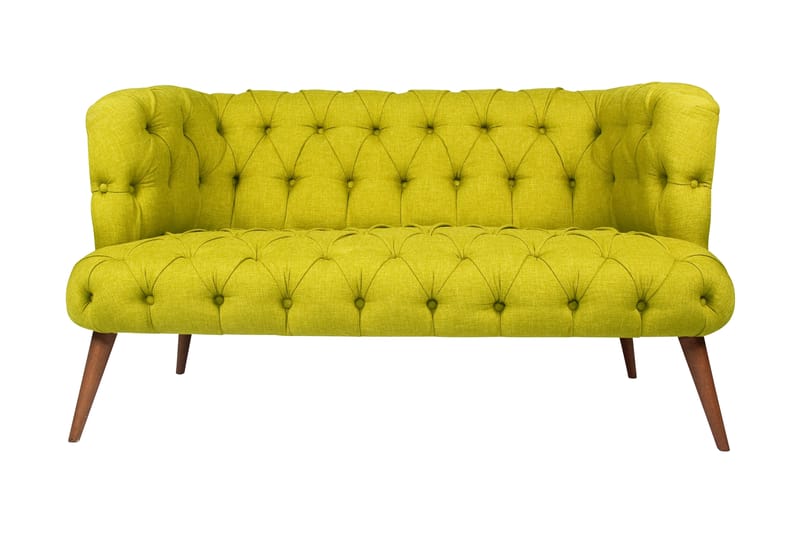 Monroew 2-personers Sofa - Grøn/Natur - Møbler - Sofaer - 2 personers sofa