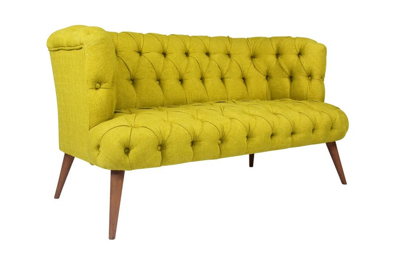 Monroew 2-personers Sofa - Grøn/Natur - Møbler - Sofaer - 2 personers sofa