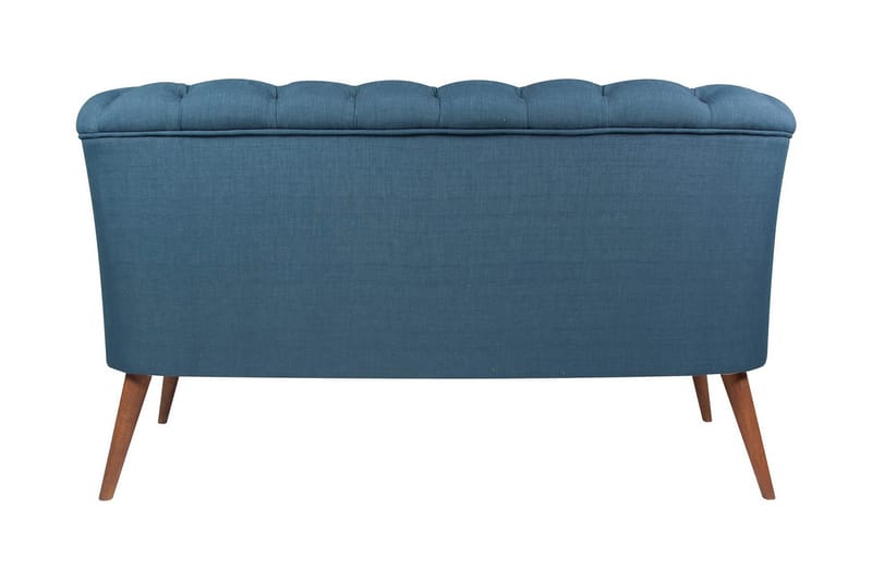 Monroew 2-personers Sofa - Mørkeblå/Natur - 2 personers sofa