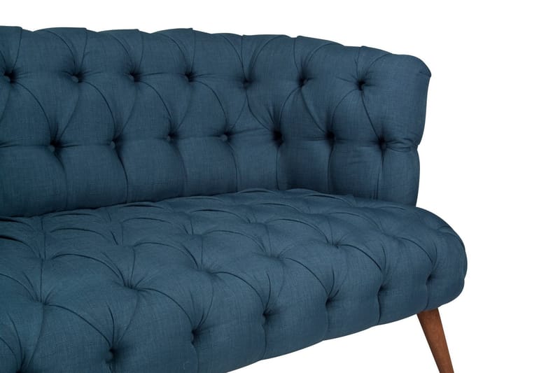 Monroew 2-personers Sofa - Mørkeblå/Natur - Møbler - Sofaer - 2 personers sofa