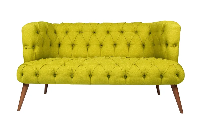 Monroew 2-personers Sofa, Grøn/Natur