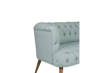 Monroew 2-personers Sofa - Indigoblå/Natur - Møbler - Sofaer - 2 personers sofa