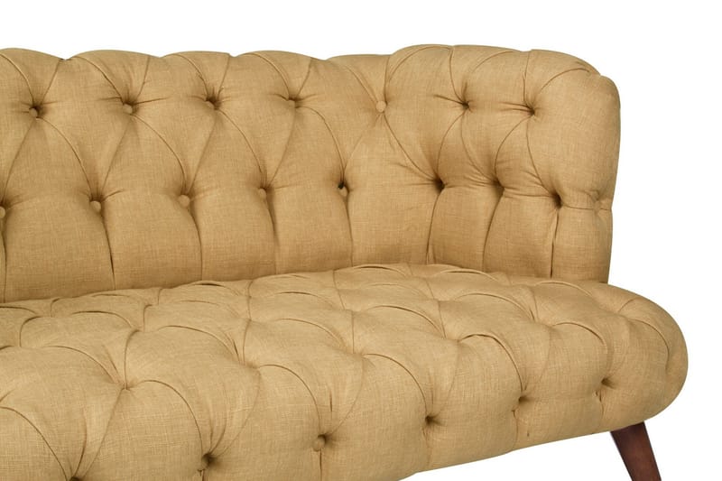 Monroew 2-personers Sofa - Lysebrun/Natur - Møbler - Sofaer - 2 personers sofa