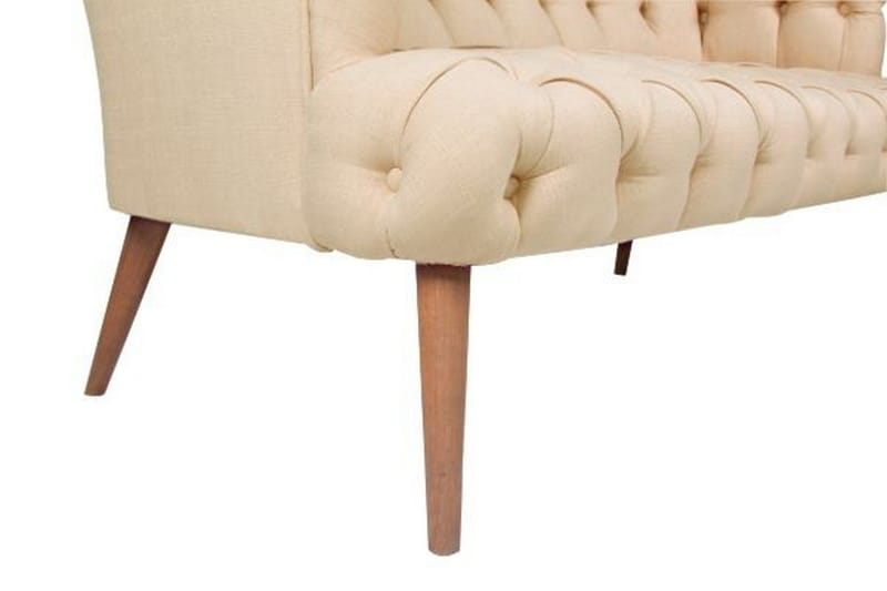 Monroew 2-personers Sofa - Cremehvid/Natur - Møbler - Sofaer - 2 personers sofa