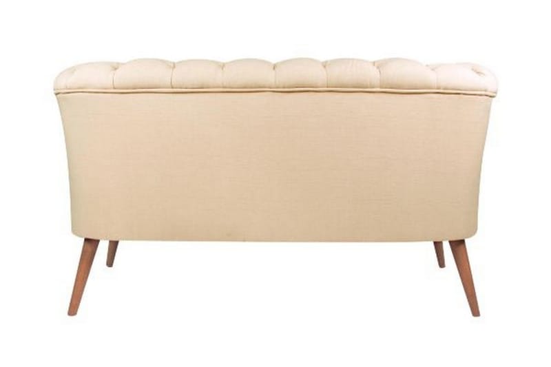 Monroew 2-personers Sofa - Cremehvid/Natur - Møbler - Sofaer - 2 personers sofa
