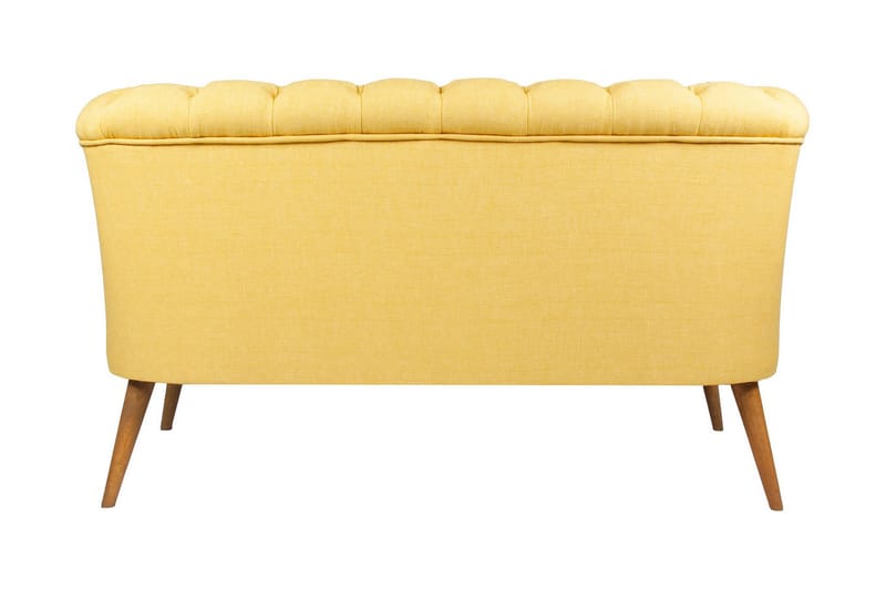 Monroew 2-personers Sofa - Gul/Natur - Møbler - Sofaer - 2 personers sofa