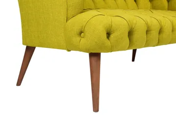 Monroew 2-personers Sofa - Grøn/Natur - Møbler - Sofaer - 2 personers sofa