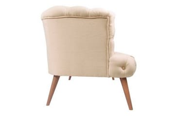 Monroew 2-personers Sofa - Cremehvid/Natur - Møbler - Sofaer - 2 personers sofa