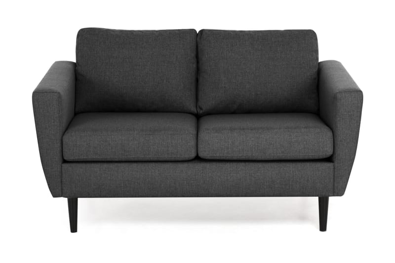 Nordic 2-pers Sofa - Mørkegrå/Sort - 2 personers sofa
