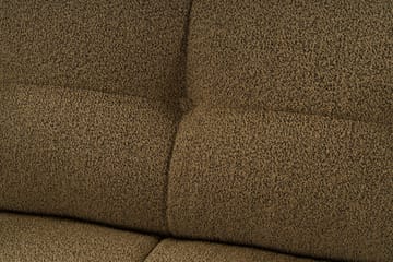 Octavian 2-personers Sofa med Knappet Kubisk i Bouclé - Brun - Møbler - Sofaer - 2 personers sofa
