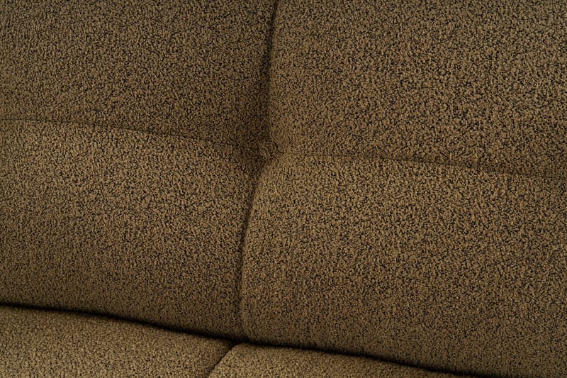 Octavian 2-personers Sofa med Knappet Kubisk i Bouclé - Brun - Møbler - Sofaer - 2 personers sofa