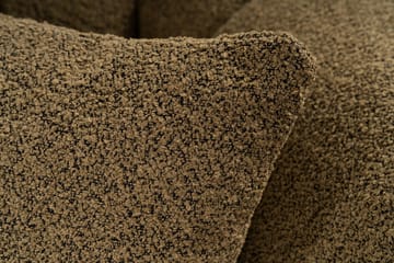 Octavian 2-personers Sofa med Knappet Kubisk i Bouclé - Brun - Møbler - Sofaer - 2 personers sofa