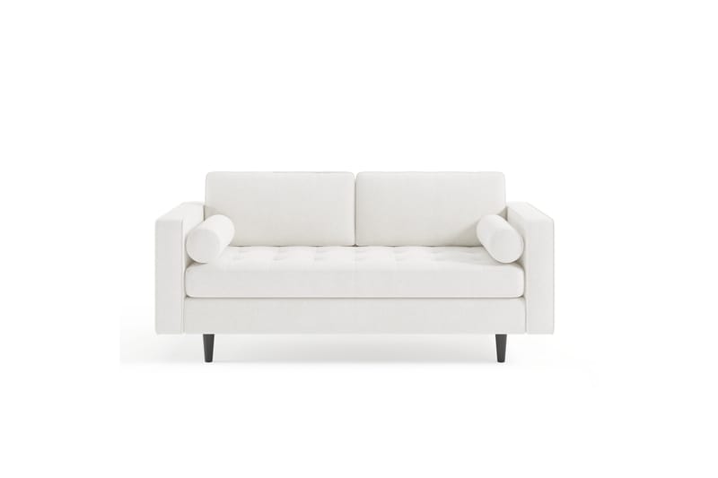 Olenne Sofa 2-personers, Hvid Bouclé