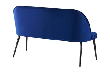 Osbyn 2-Pers. Sofa - Velour/Blå - Møbler - Sofaer - Køkkensofaer