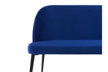 Osbyn 2-Pers. Sofa - Velour/Blå - Møbler - Sofaer - Køkkensofaer