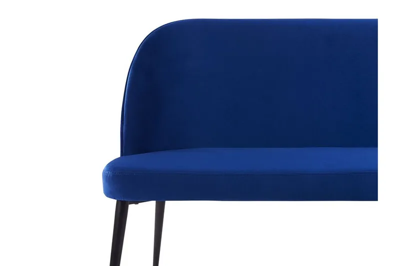 Osbyn 2-Pers. Sofa - Velour/Blå - Møbler - Sofaer - Køkkensofaer