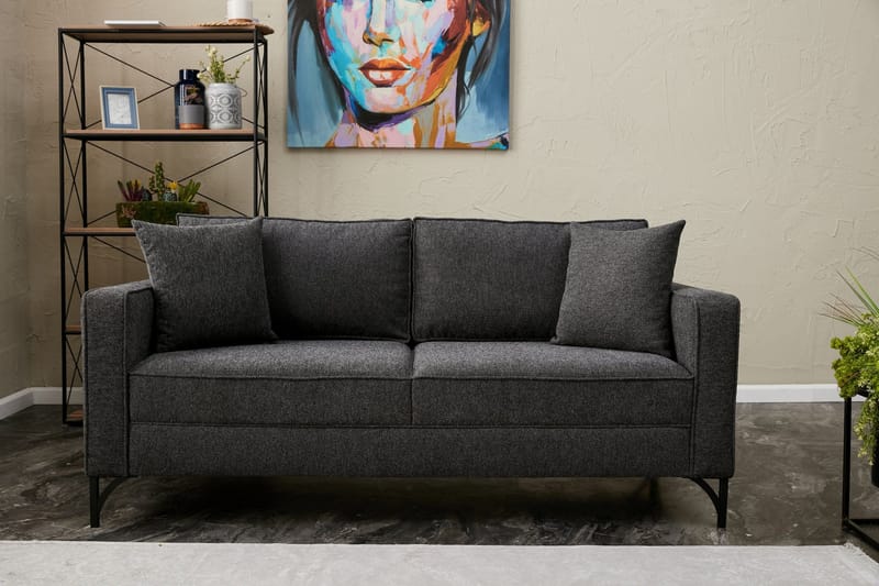 Retzow Sofa 2-personers - Antracit - Møbler - Sofaer - 2 personers sofa