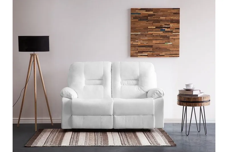 Rovik sofa 2-personers - Hvid - Møbler - Sofaer - 2 personers sofa