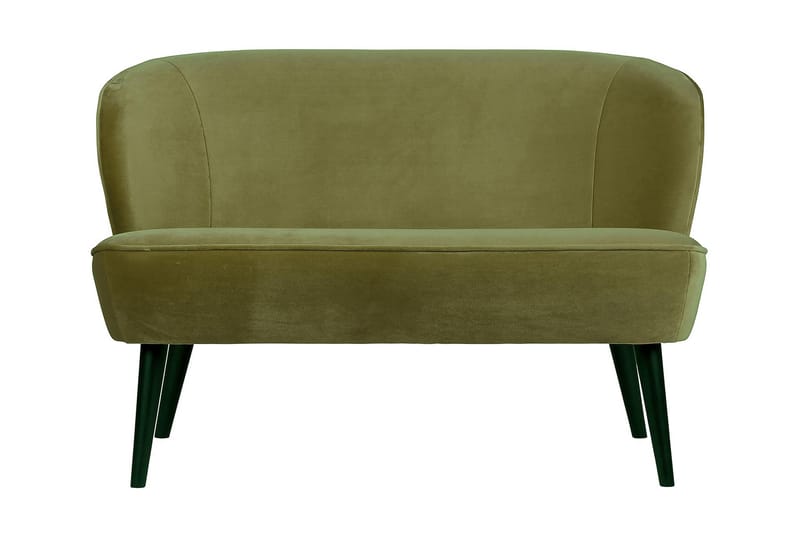 Serra 2-pers. Sofa - Velour/Grøn - 2 personers sofa