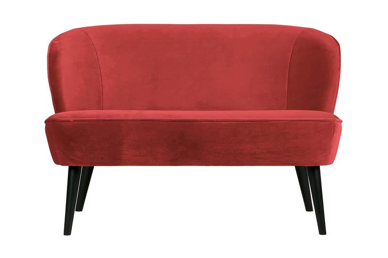 Serra 2-pers. Sofa - Velour/Mørk lyserød - Møbler - Sofaer - 2 personers sofa