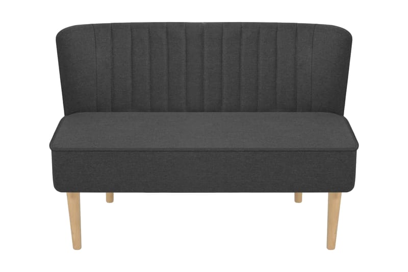 Sofa I Stof 117X55,5X77 Cm Mørkegrå - Grå - 2 personers sofa