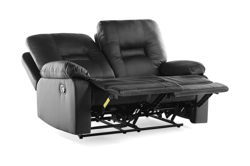 Sofasofa 2 sæder - Sort - Møbler - Sofaer - 2 personers sofa