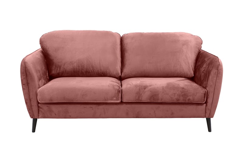 Sundheim 2-pers. Sofa - Pink, træben - 2 personers sofa