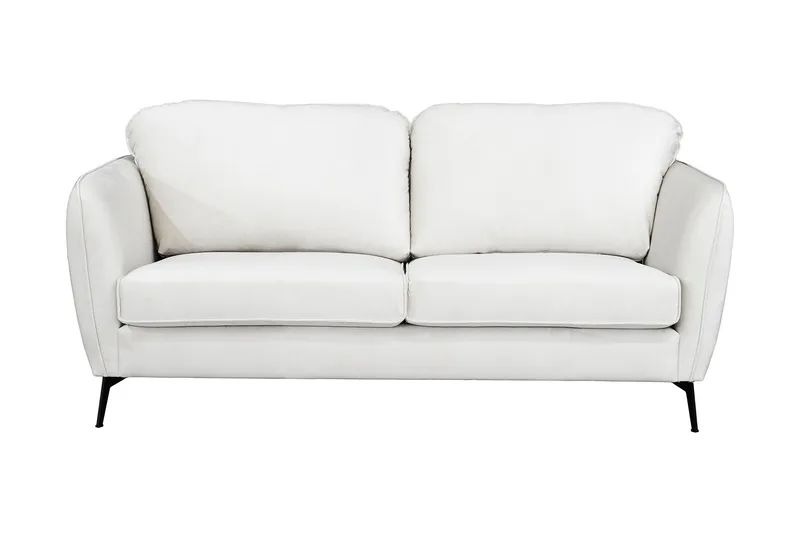 Sundheim 2-pers. Sofa, Hvide metalben