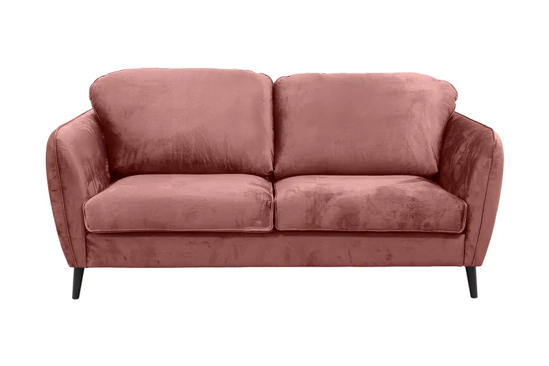 Sundheim 2-pers. Sofa, Pink, træben