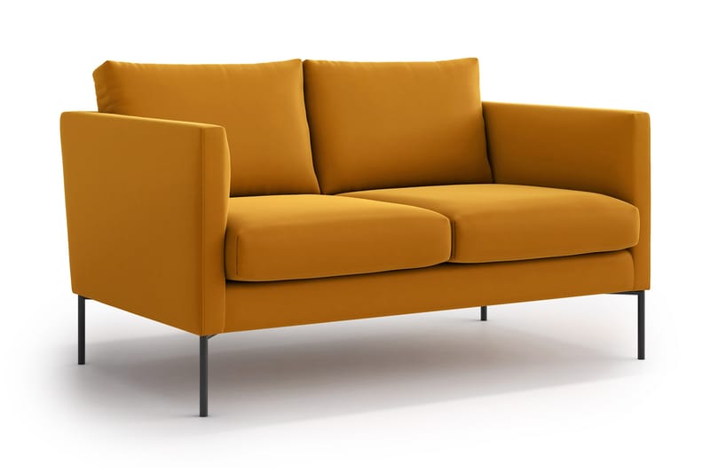 Sveah 2-seter sofa - Gul - 2 personers sofa