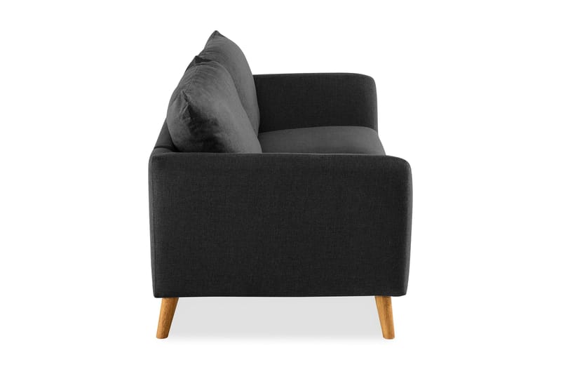 Trend 2-personers Stofsofa - Sort - Møbler - Sofaer - 2 personers sofa