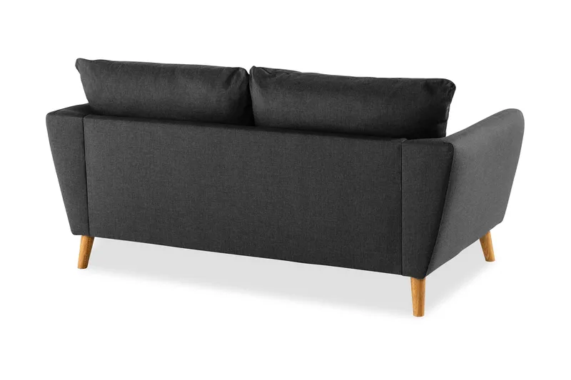 Trend 2-personers Stofsofa - Sort - Møbler - Sofaer - 2 personers sofa