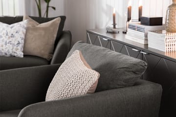 Trend 2-personers Stofsofa - Sort - Møbler - Sofaer - 2 personers sofa