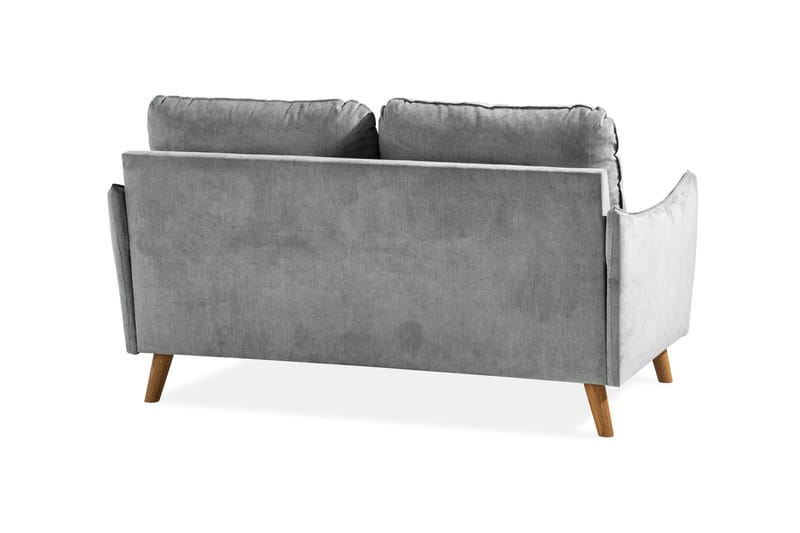 Trend Lyx 2-Pers. Sofa - Grå/Eg - 2 personers sofa