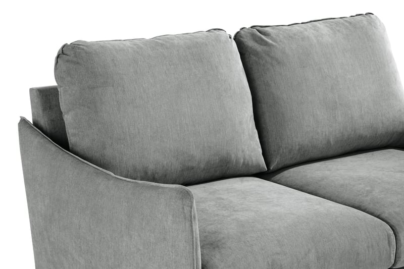 Trend Lyx 2-Pers. Sofa - Grå/Eg - 2 personers sofa