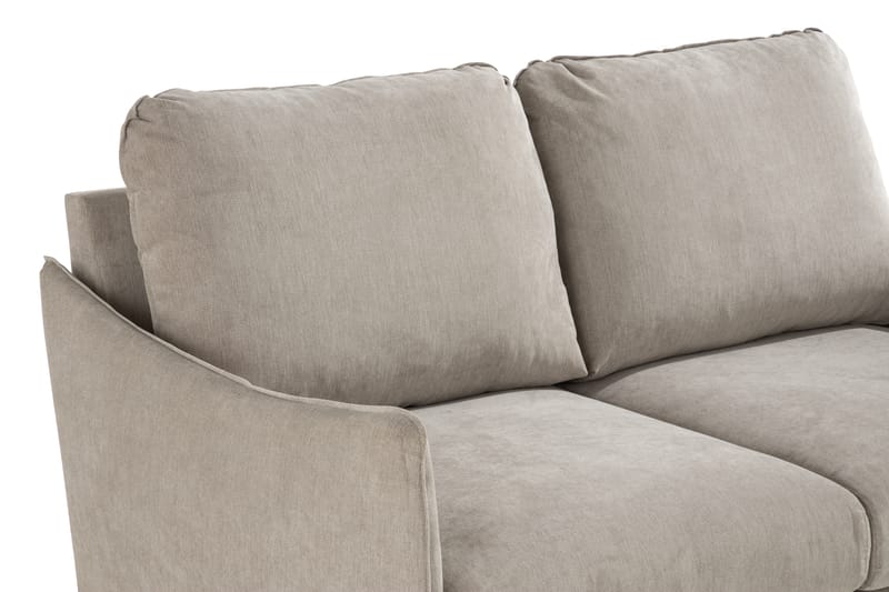 Trend Lyx 2-Pers. Sofa - Beige/Eg - 2 personers sofa