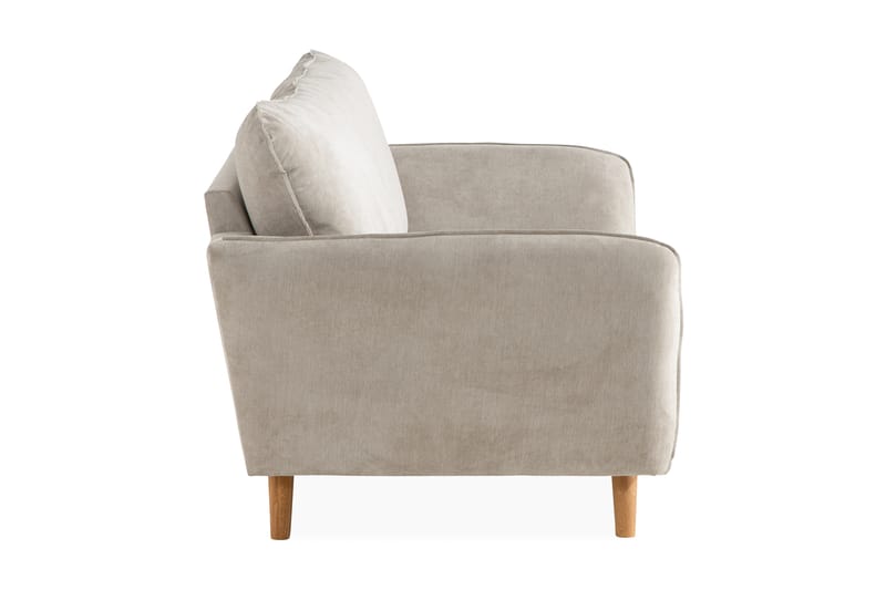 Trend Lyx 2-Pers. Sofa - Beige/Eg - Møbler - Sofaer - 2 personers sofa