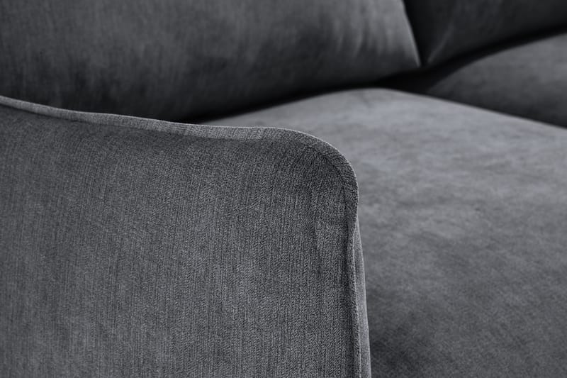 Trend Lyx 2-Pers. Sofa - Mørkegrå/Eg - Møbler - Sofaer - 2 personers sofa