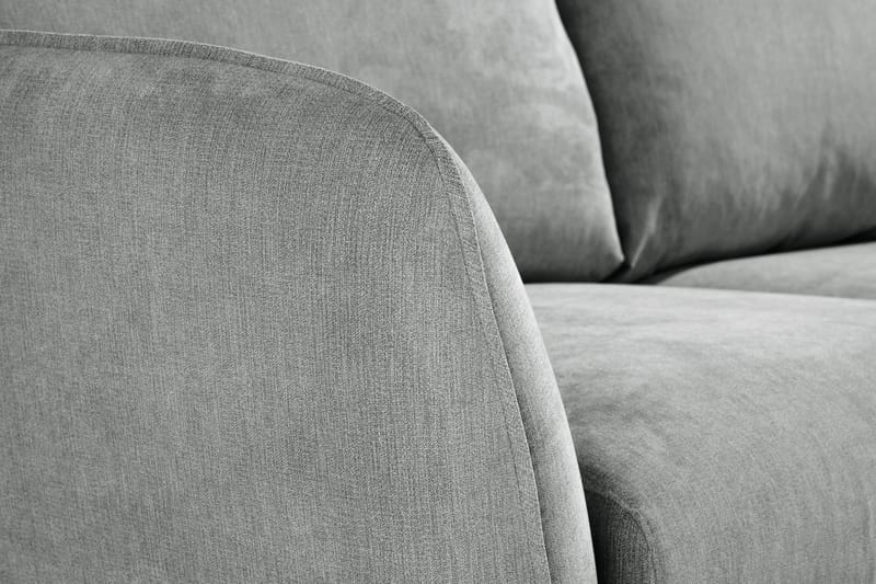 Trend Lyx 2-Pers. Sofa - Grå/Eg - 2 personers sofa